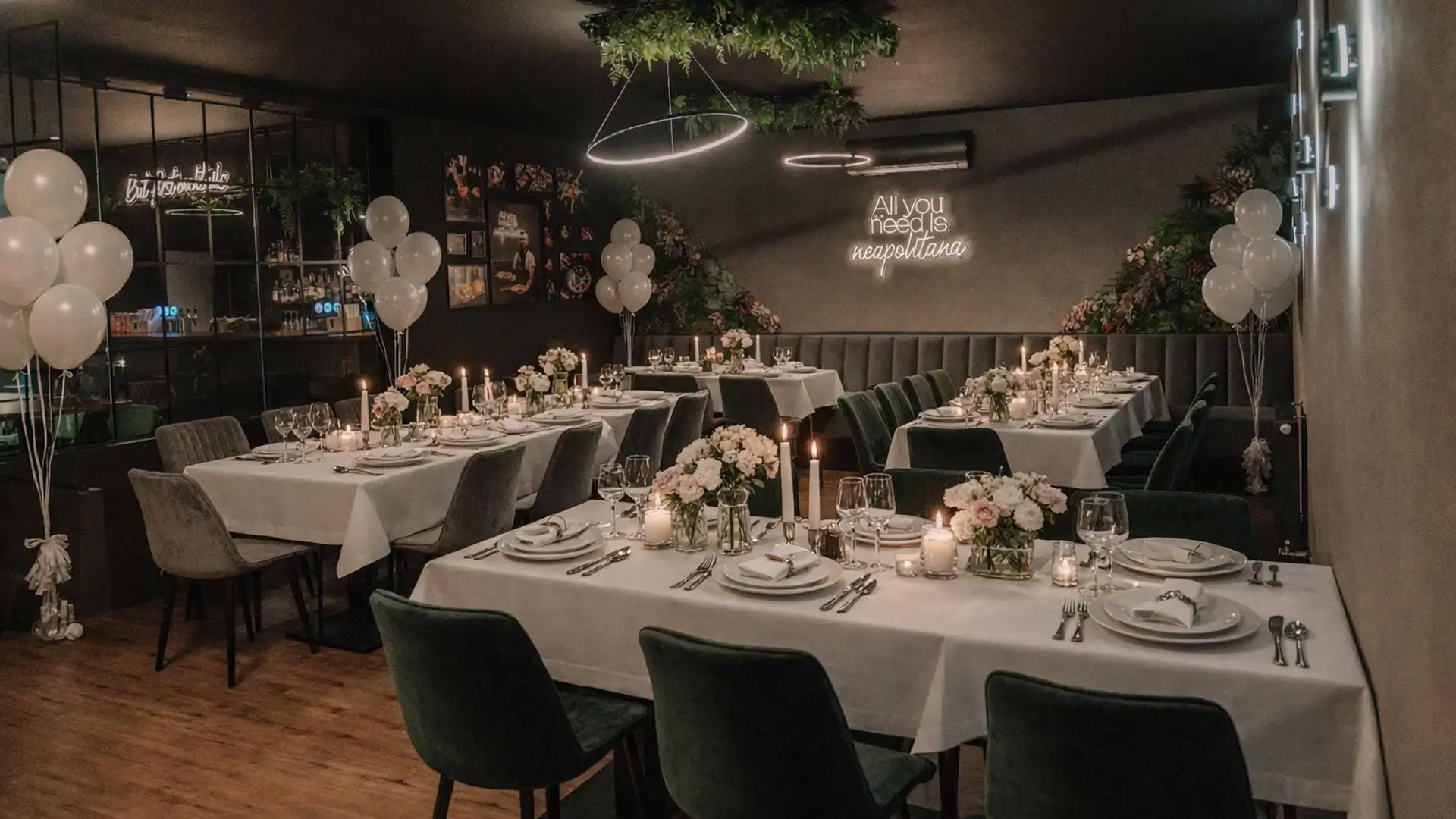 Strefa restauracyjna (parter i antresola)